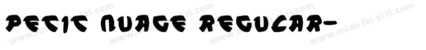 Petit Nuage Regular字体转换